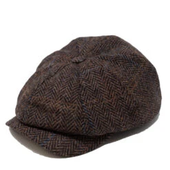 Wigens Edmund Harris Tweed Newsboy Classic Cap