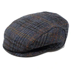 Wigens Yorick Harris Tweed Slim Ivy Cap