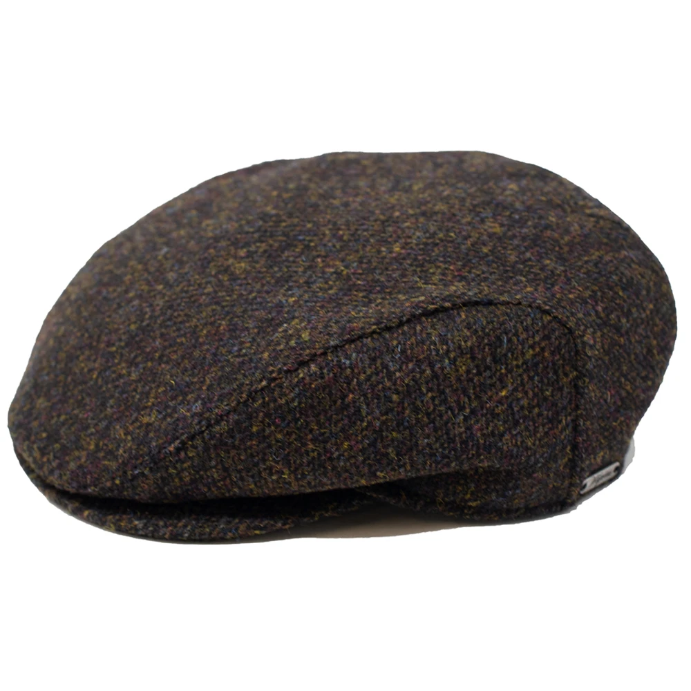 Wigens Edvard Harris Tweed Slim Ivy Cap - Image 2