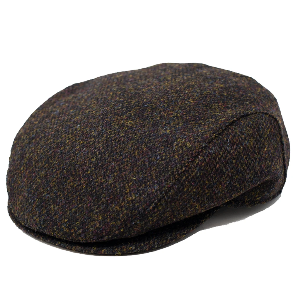 Wigens Edvard Harris Tweed Slim Ivy Cap