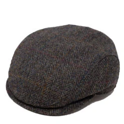 Wigens Gunter Harris Tweed Slim Ivy Cap