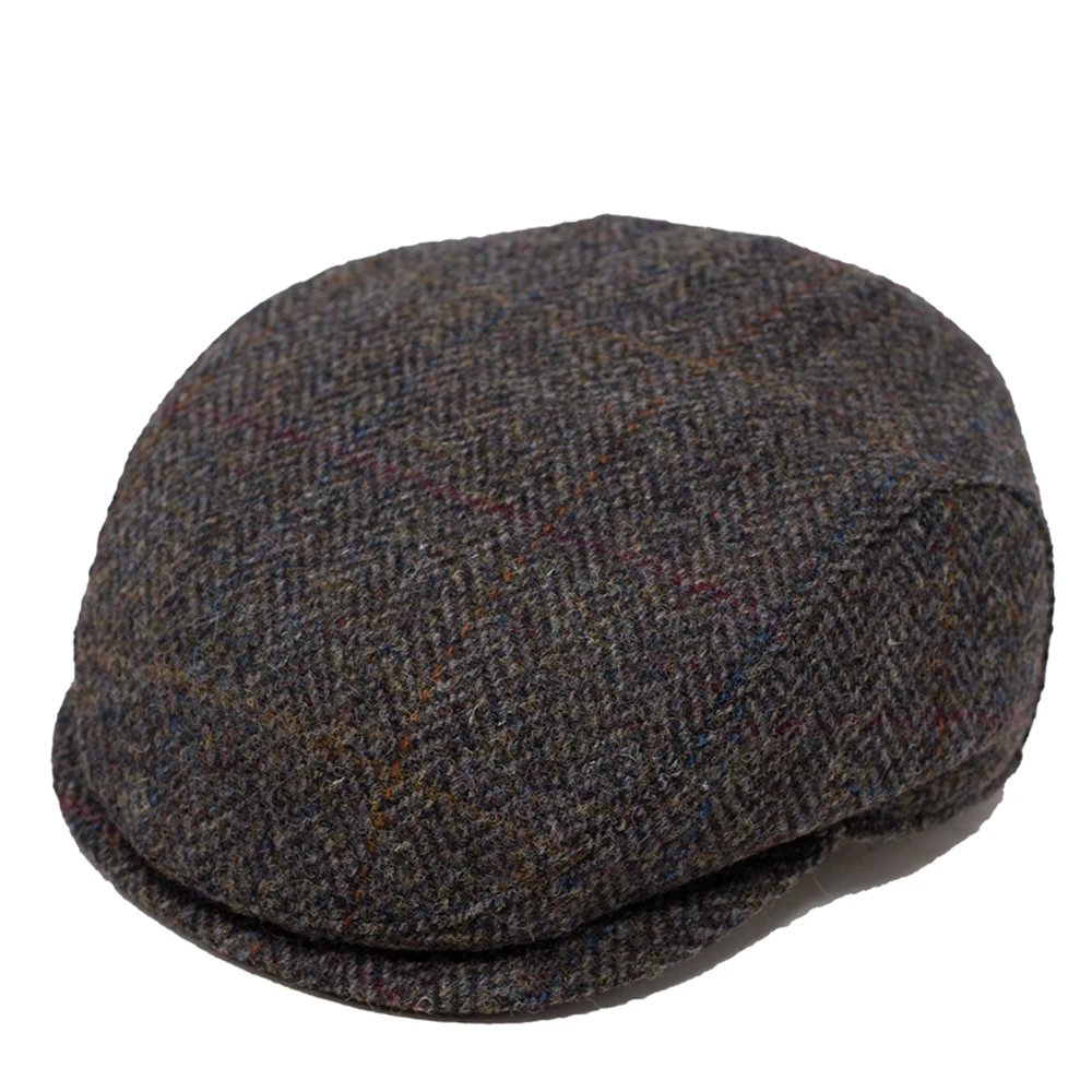 Wigens Gunter Harris Tweed Slim Ivy Cap