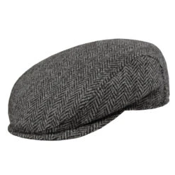 Wigens Noel Harris Tweed Slim Ivy Cap