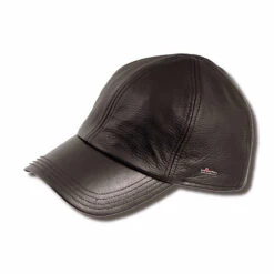 Wigens Kal Leather Baseball Cap