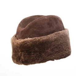 Crown Cap Suede/Shearling Envoy Cap