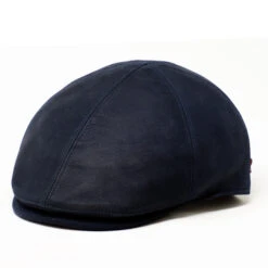 Alfonso D'Este Caserta Leather Pub Cap