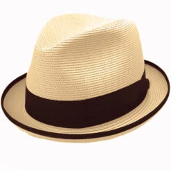 Stetson Latte Milan Straw Hat