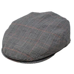 Borsalino Prince Of Wales Wool/Linen Ivy Cap