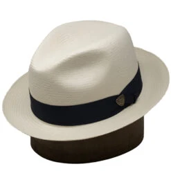 Dobbs Centerdent Shantung Straw Fedora