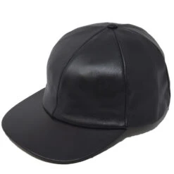 DelMonico Leather Baseball Cap
