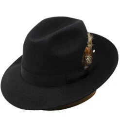 DelMonico Esquire Fur Felt Fedora By Capas
