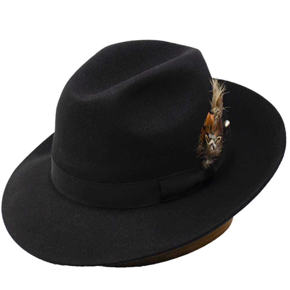 DelMonico Esquire Fur Felt Fedora By Capas