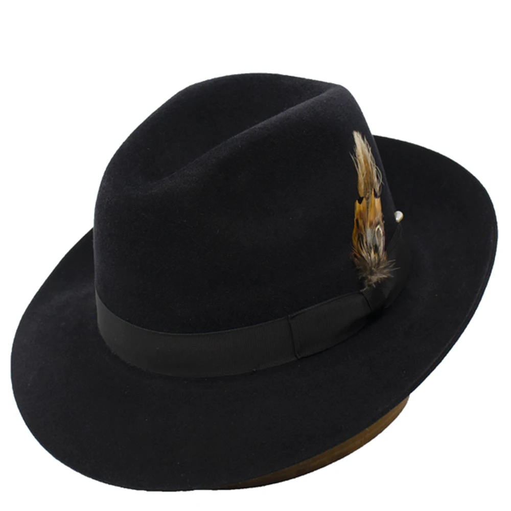DelMonico Sueded Bentley Fedora By Capas