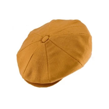 DelMonico Newsboy 100% Linen Cap - Image 9