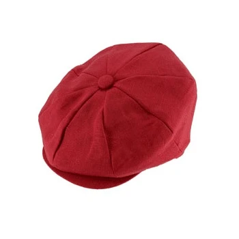 DelMonico Newsboy 100% Linen Cap - Image 8