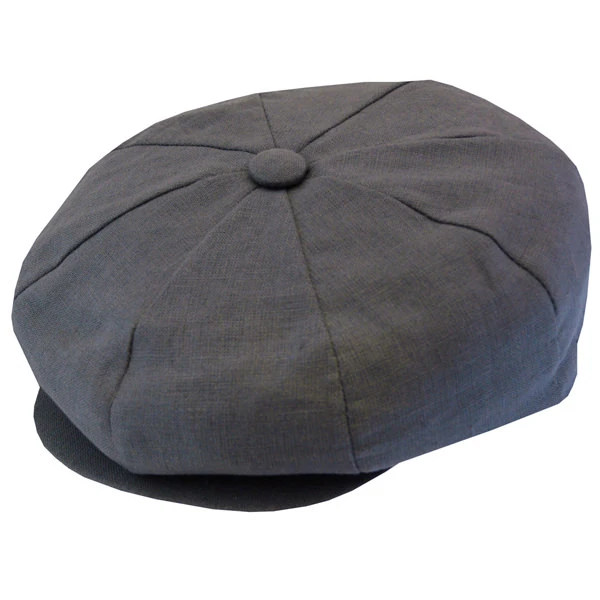 DelMonico Newsboy 100% Linen Cap