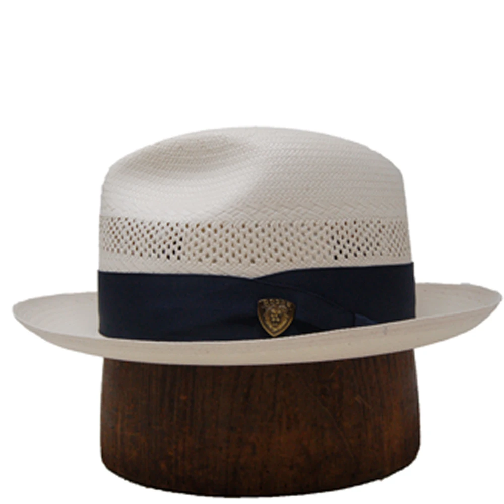 Dobbs Vented Centerdent Shantung Fedora Hat - Image 2