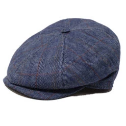 DelMonico Italian Silk Palermo Newsboy Cap By Capas
