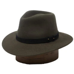 DelMonico Explorer Crushable Downbrim Fedora By Stefeno