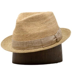 DelMonico By Stefeno Dorian Toyo Braid Fedora