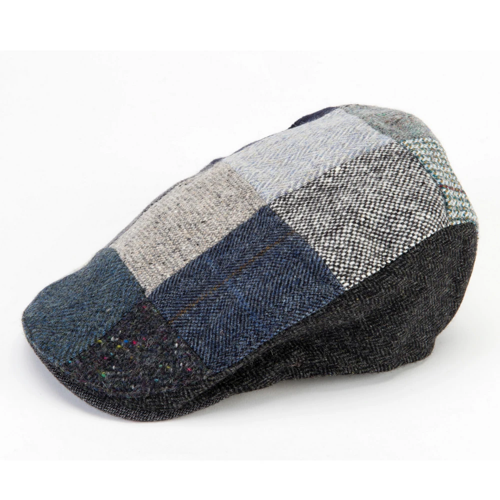 Hanna Donegal Tweed Patchwork Touring Cap - Image 3