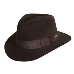 Indiana Jones Crushable Wool Felt Fedora