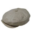 DelMonico Gatsby Linen Newsboy Cap By Capas
