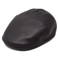 DelMonico By Stefeno Luxe Leather Cap