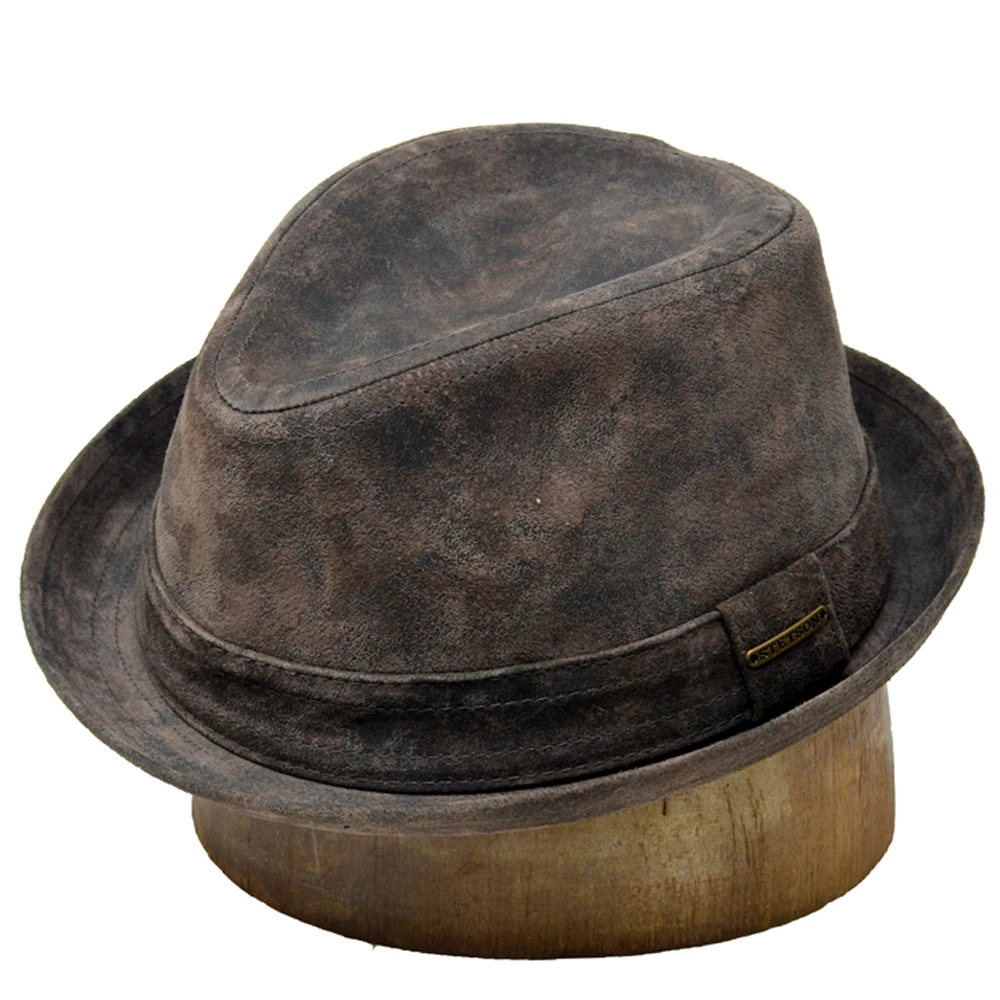 Stetson Pig Skin Leather Trilby