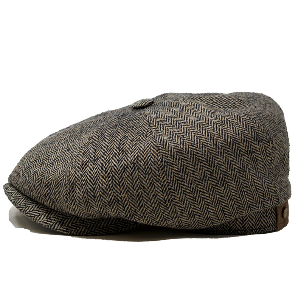 Stetson Hatteras Silk Newsboy Cap - Image 2