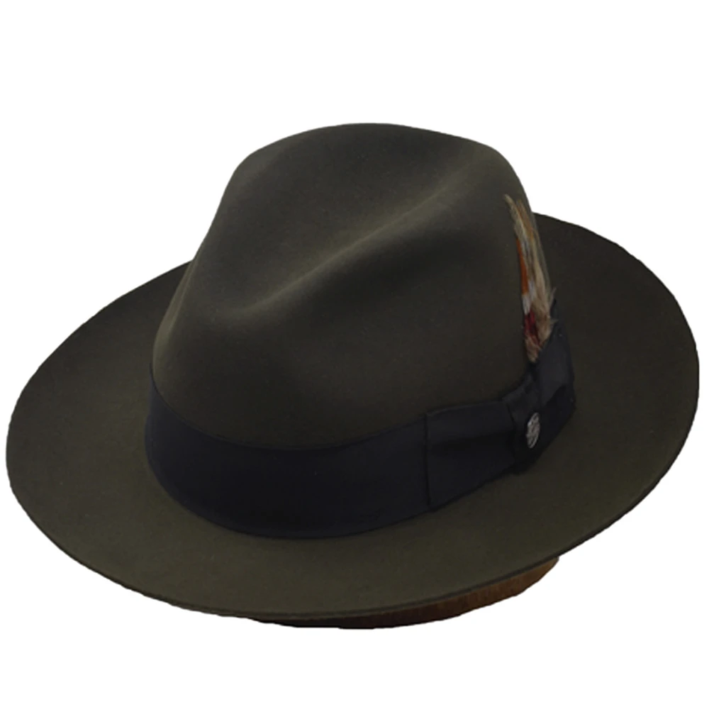 Stetson Temple Fur Felt Fedora Hat - Image 4