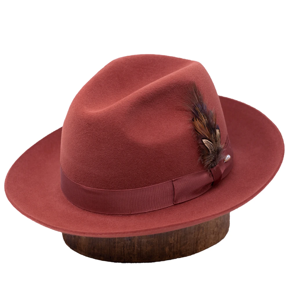 DelMonico Sueded Bentley Fedora By Capas - Image 3