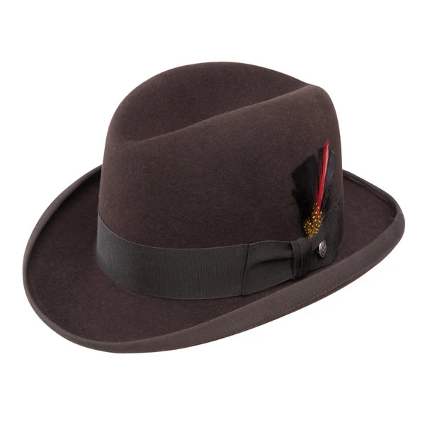 Stetson Wool Felt Homburg Hat - Image 2
